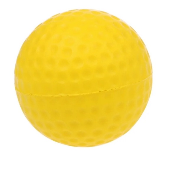 Set of Yellow Practice Golf Balls Foam - Picture 3 of 3